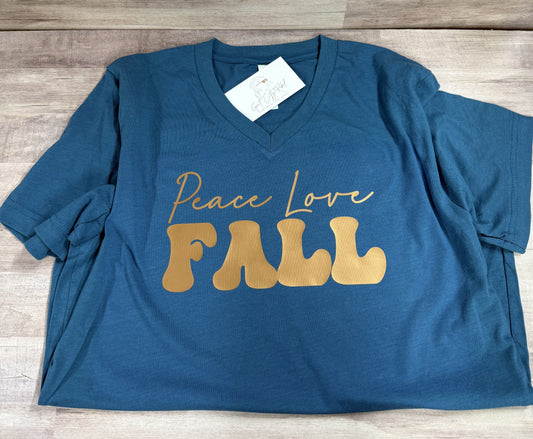 October 2025 VIP T-Shirt of the Month - Peace Love Fall