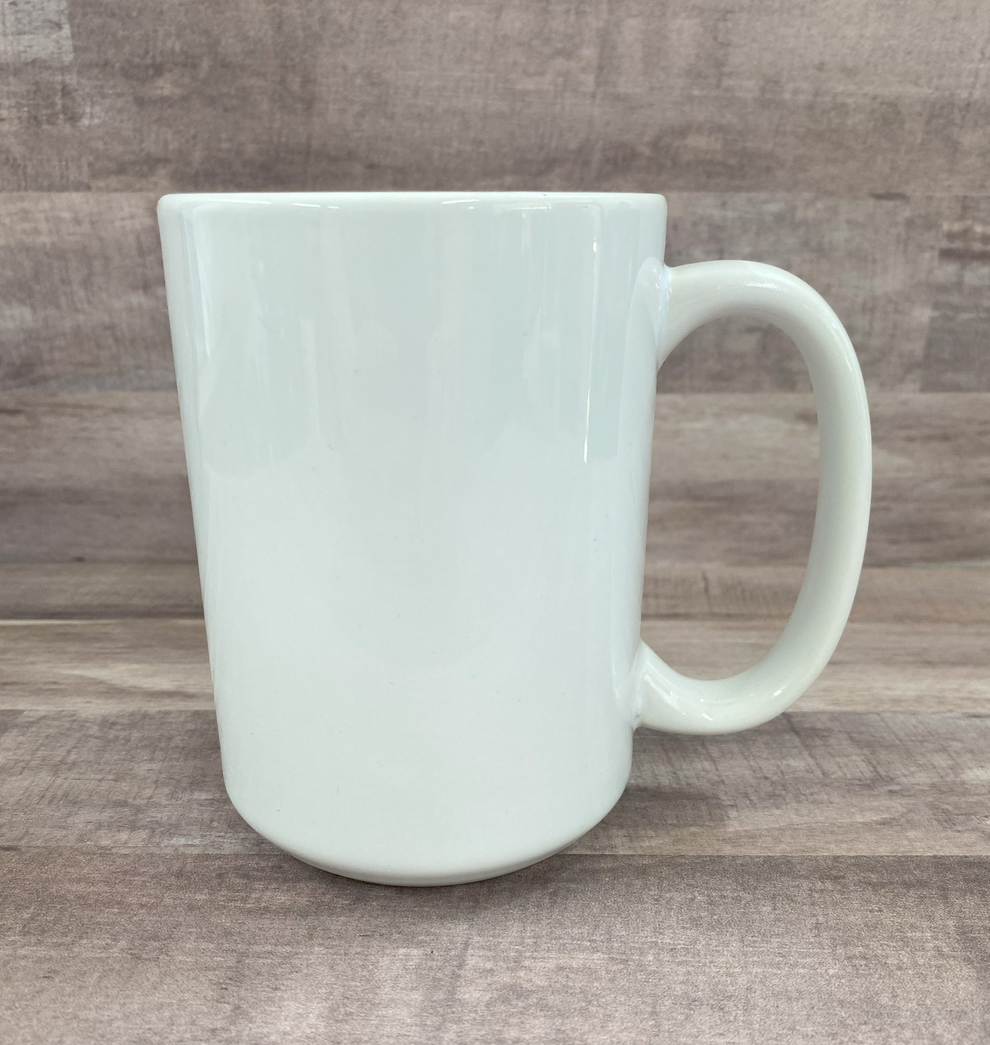 16oz ceramic mug with the image of a llama wearing a santa hat and the words fa la la la llama, image on one side - grit city rebel