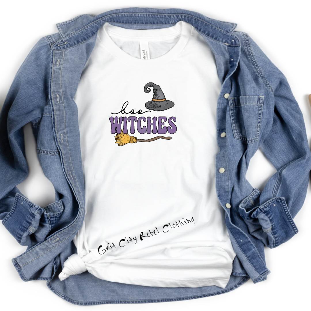 Boo Wicthes Short Sleeve Unisex T-Shirt