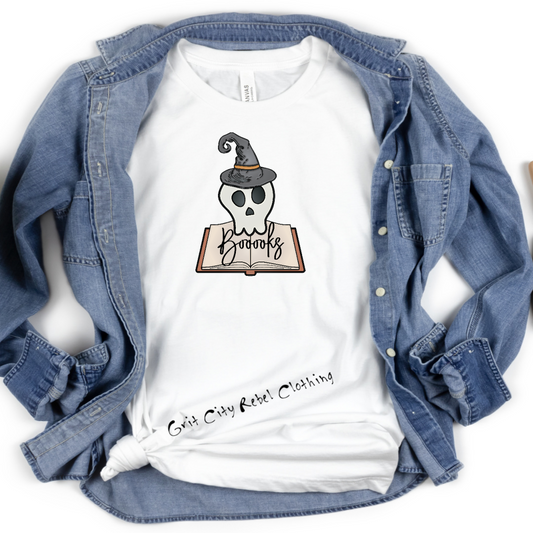 Ghost Reading A Book Short Sleeve Unisex T-Shirt