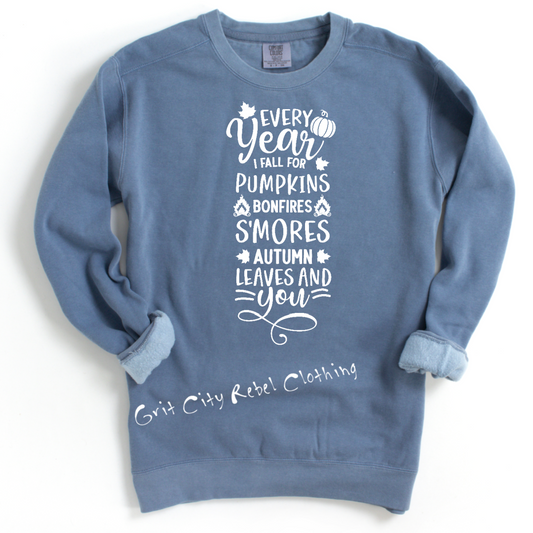 Fall Words SweatShirt
