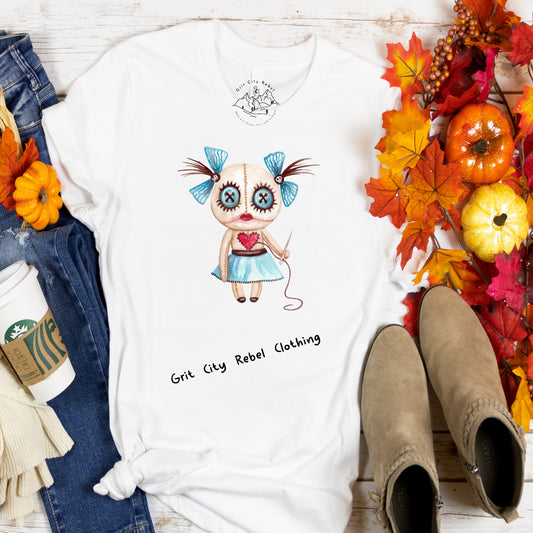 Cute VooDoo Doll Short Sleeve Unisex T-Shirt