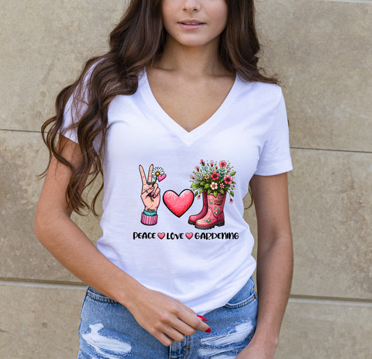 April 2024 VIP T-Shirt of the Month - Peace Love Gardening