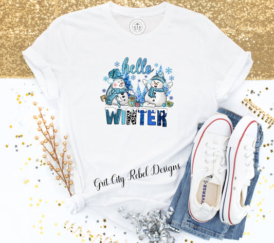 December 2023 VIP T-Shirt of the month - Hello Winter