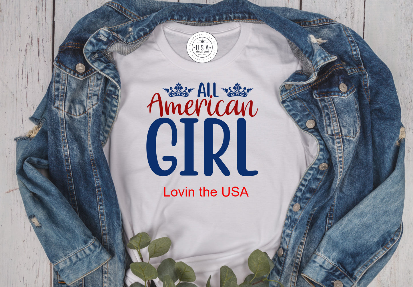 All American Girl Unisex short leeve TShirt