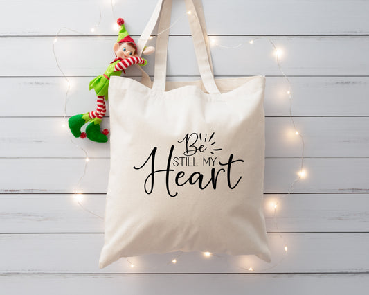 Be still my heart reusable tote bags