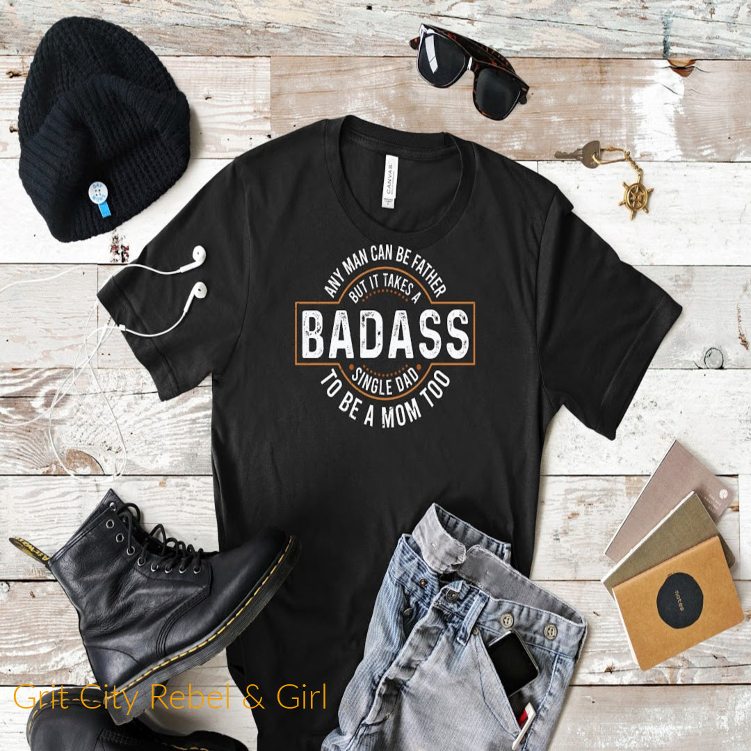 Badass Dad Short Sleeve Unisex T-Shirt