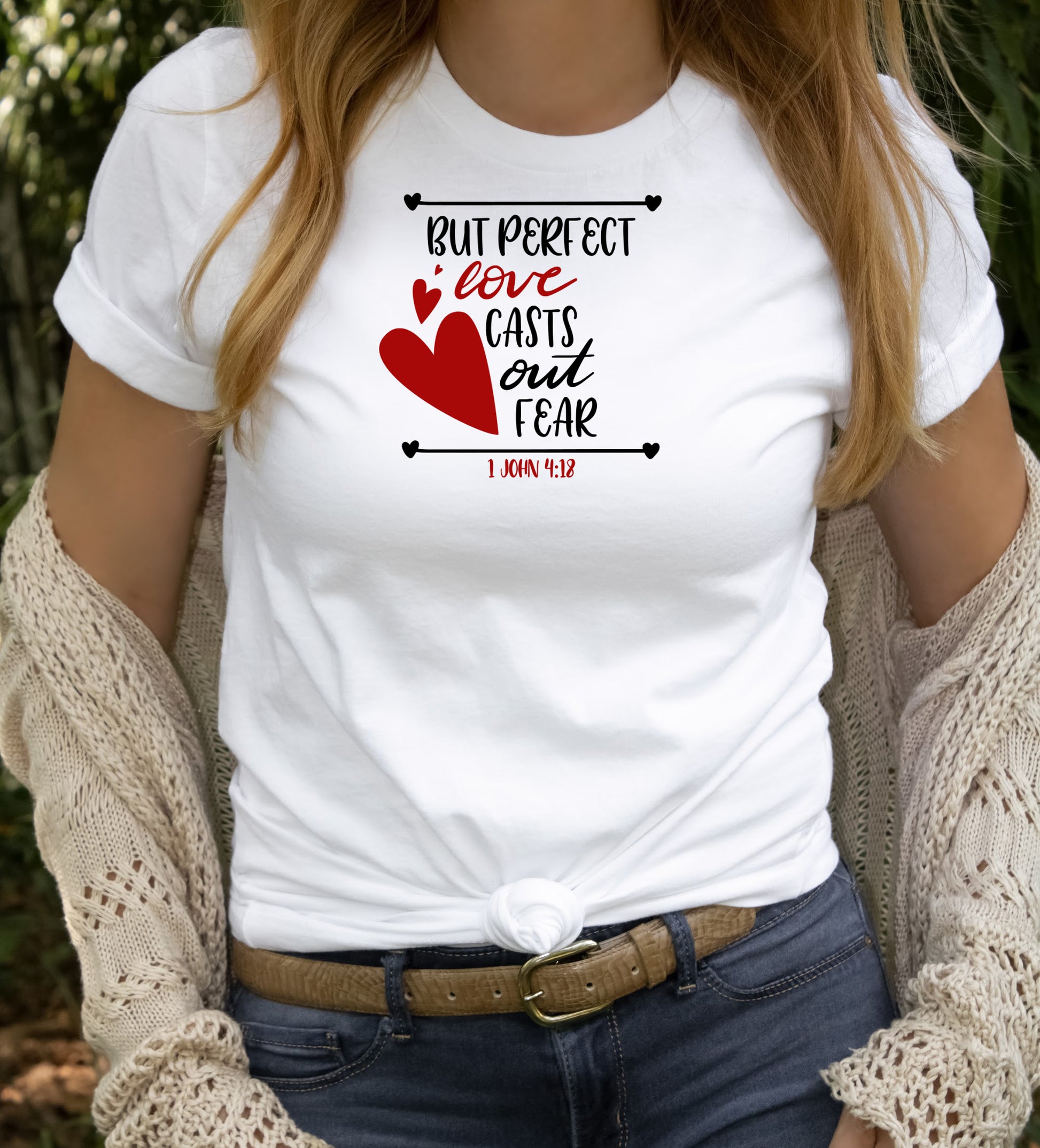 But Perfect love Casts out Fear Hosea10:12 unisex short sleeve T-Shirt